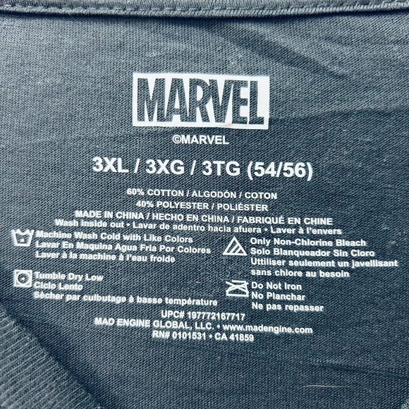 Marvel Deadpool Men's T-Shirt - "Believe in Yourself " Short Sleeve  3XL - Picture 3 of 6